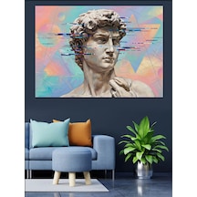 Ahşap Tablo David Heykeli Ve Modern Sanat