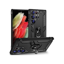 Galaxy İle Uyumlu S23 Ultra Kılıf Vega Kapak Siyah