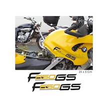 Bmw F650 Gs Motosiklet Araba Oto Etiket Çıkartma Motor 2 Ad 25 X 5 Cm-Görseldeki Sabit Renk