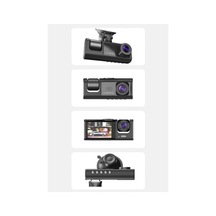 Kompakt Araç Kamerası 1080p 3'lü Sistem İle Güvenlik