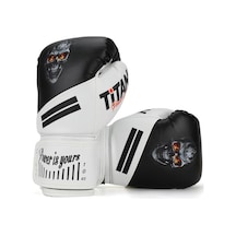Titan Sport Siyah Beyaz Kurukafa Desenli Boks Eldiveni Çok Renkli