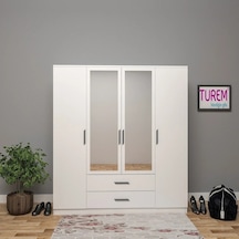 Nurana Gardırop Mdf Siyah
