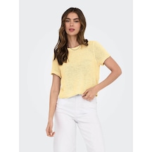 Only Onlsunny Sarı Kadın T-shirt 15254282 Sarı