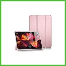 Vaveni İpad Pro 11 2024 Kılıf Tablet Smart Kılıf - Pembe Arz