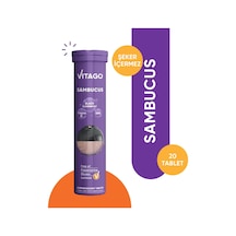 Vitago Sambucus Vitamin C Çinko 20 Efervesan Tablet