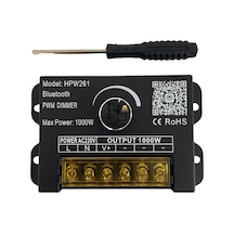 220 Volt 1000 Watt Manuel Şerit Led Dimmer Bluetooth Müzik Denetleyicisi Hpw261