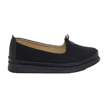 Mergenshoes Esa 030 Siyah Rahat Taban Kadın Günlük Ayakkabı Siyah