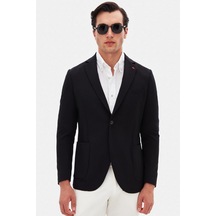 Twn Slim Fit Siyah Düz Kumaş Ceket 4ec04e301464m 001