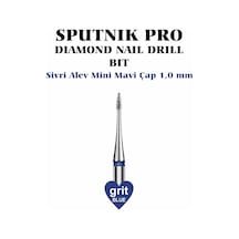 Elmas Sivri Alev Mini Freze Mavi Çap 1,0mm