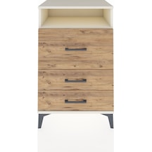Hyperion Komodin Tek Raflı 3 Çekmeceli 60x44x96 Aytaşı-çam Aytaşı