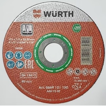 Würth Kesme Taşı 115 X 1,0mm 10' Lu