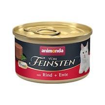 Animonda Vom Feinsten Sığırlı Ve Ördekli Yetişkin Kedi Konservesi 85 Gr