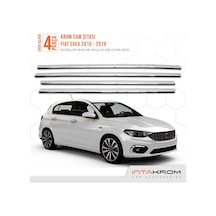 intakrom Fiat Egea Krom Cam Çıtası 4 Parça 2015 ve Üzeri - Hb