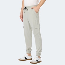 Slazenger NAPOLLA Erkek Cepli Dar Paça Gri Eşofman Altı