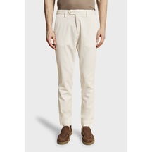 Brooks Brothers Normal Bel Daralan Paça Liyosel Chino Pantolon Erkek Pantolon Bbss26mpt001101 Kırık Beyaz