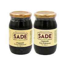 Sade Organik Üzüm Ve Dut Pekmezi 2 Li Set