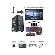 Ramtech Fot i5-7400 16 GB 500 GB M2 SSD 4 GB 1050Ti 24" Free Dos Masaüstü Oyuncu Bilgisayarı