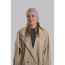 Lacivert Pratik Hazır Geçmeli Buff Bandana Sandy Desenli Boru Bone 2418 02