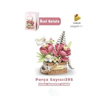 Panlos Boutıque Serisi Mini Çiçek Buketi 395 Parça Oyuncak Yapım Seti -ffp1088