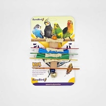 Eurobird Kuş Oyuncağı Zilli 2 Küp 4 Tahta 2 Keçe
