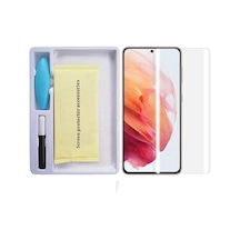 Sm Galaxy S21 Full Uv Liquid+uv Işık 3dkırılmaz Cam Ekran Koruyucu- 5775