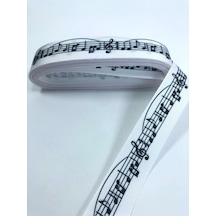 FdayAksesuar Saç Tokası Sol Anahtarı Desenli Grogren Kurdele 1 Metre En 2,5 Cm FRDY25052