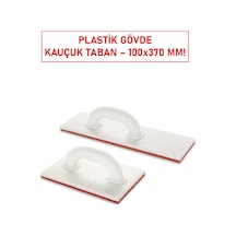 Dekor 077 Tirfil Mala Kısa 150x225 Paslanmaz Çelik Ahşap Saplı Sıva Ve Alçı Uygulama Malası