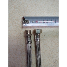 Ezk 1 Adet 10 Mt Klozet Çelik Örgülü Flex Bağlantı Hortumu Nipelli