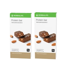 2 Paket Protein Bar Vanilya Aromalı Bademli 14'lü