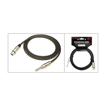 Mp-482pr-3mt Mikrofon Kablosu 24awg, Xlr F - 1/4'' Mono Plug