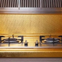 Yapışkanlı Gold Mutfak Tezgah Folyosu Renkli