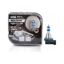 H16 Halojen Ampül Nv +%150 Fazla Işık Ve %20 Beyaz Işık 12v 19w - Wolfram 29316nv