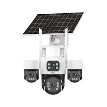 Inox 3mp 4lens Pt Speed Dome 3.6mm Ip Solar Kamera E-sim X14