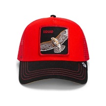 Goorin Bros . The Squad Bird Kartal Figür Şapka 101-1932 Kırmızı