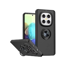 Newface Xiaomi Redmi Note 15 Pro 5g Montreal Yüzüklü Silikon Kapak - Siyah