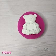 Yy0299 Ayıcık Çerçeve Silikon Kalıp