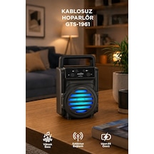 Torima GTS-1961 Bluetooth 5.0 RGB Işıklı Kablosuz Speaker