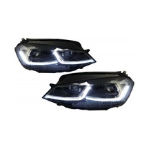 Autogp Vw Golf 7.5 J Led Ön Far Lambası Takımı Silver 2016+