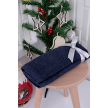 Baveno %100 Pamuk 2'li Nakışlı Yılbaşı 30 x 50 CM Happy New Year El - Misafir Havlu Seti Yeni Yıl