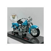 Harley Davidson Flh Duo Glide Maket Motor - 1:18 Maisto