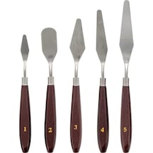 Profesyonel Metal Spatula Seti 5 li