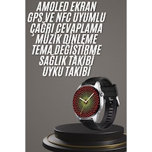 Akıllı Saat 1.5 Inç Amoled Ekran Çift Kordonlu Gps Nfc Uyumlu - Lisinya