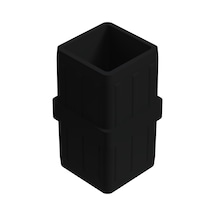 Cateksss 40x40 Mm Düz Boru Profil Ranza Ara Bağlantı Aparatı 1.5 Mm Siyah - 22 Li Paket