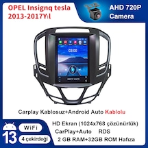 Opel Insignq Tesla 2013-2017yıl 2gb Ram 32gb Rom Carplay Navigasy