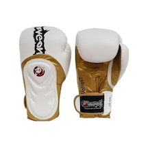 Muay Thai Boks Eldiveni, 14 Oz Beyaz Altın Renk Seçeneği Açık Pembe