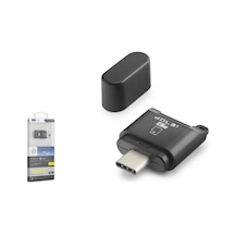 Type-c 3.2 Gen1 Kart Okuyucu Microsd 5 Gbps Siyah Tc302 Evimdeyokyok