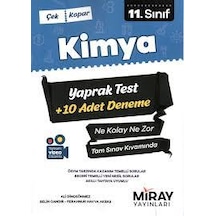 Miray 11.Sınıf Kimya Yaprak Testler