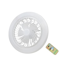 E27 Küçük Fan Işığı Led Işıklı Sessiz Tavan Vantilatörü Ayarlanabilir Renk Sıcaklığı Kısılabilir Fan Lambası Ayarlanabilir Fan Hızları 1h/2h/4h Çalışma Odası İçin Uzaktan Kumandalı Zamanlayıcı