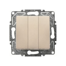 Günsan Egona Metallic Bej Üçlü Anahtar Diğer