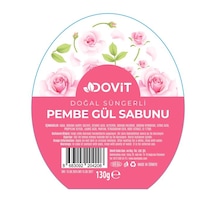 Dovit Pembe Gül Doğal Süngerli Sabun 130 Gr.